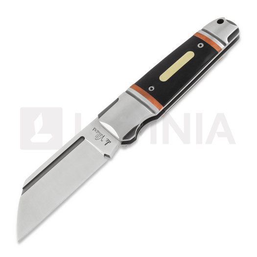 Liigendnuga Andre de Villiers Pocket Butcher Slip Joint, ebony