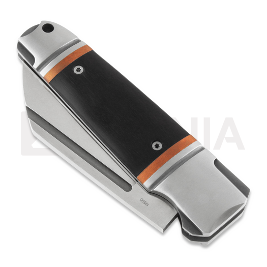Andre de Villiers Pocket Butcher Slip Joint sulankstomas peilis, ebony