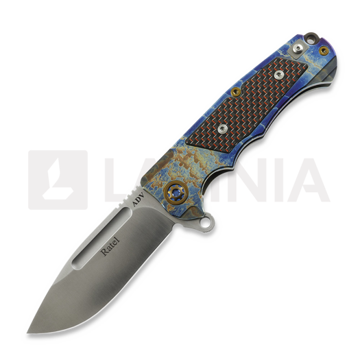 Navalha Andre de Villiers Ratel, Acid Rain/Red Carbon Fibre