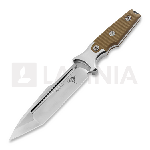 Coltello Andre de Villiers Recce Straight, tan