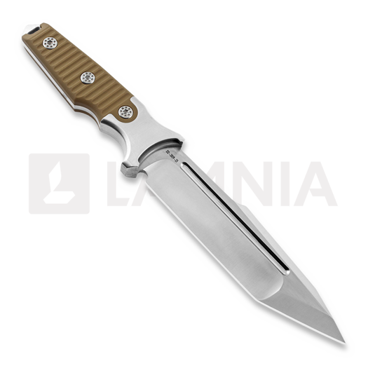 Andre de Villiers Recce Straight kniv, tan