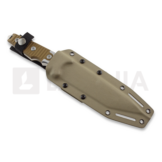 Andre de Villiers Recce Straight kniv, tan