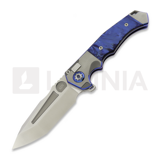 Andre de Villiers Ronin BL összecsukható kés, Blue Kirinite