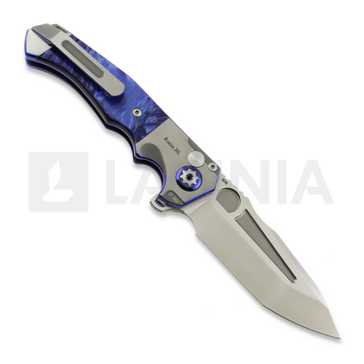 Nóż składany Andre de Villiers Ronin BL, Blue Kirinite