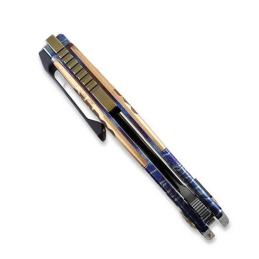 Zavírací nůž Andre de Villiers Ronin BL, Copper, Acid Rain