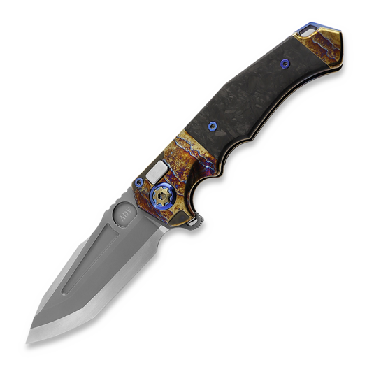 Andre de Villiers Ronin BL sklopivi nož, Marble CF, Acid Rain