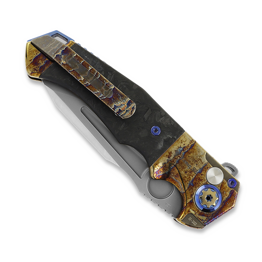 Zav&iacute;rac&iacute; nůž Andre de Villiers Ronin BL, Marble CF, Acid Rain