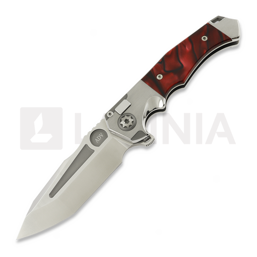 Nóż składany Andre de Villiers Ronin BL, Red Kirinite