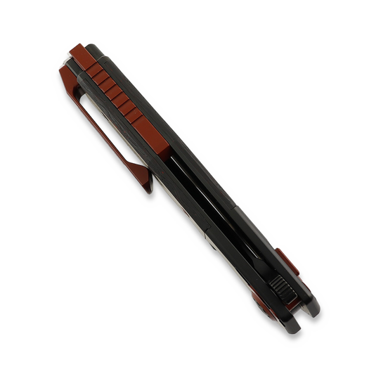 Andre de Villiers Ronin BL sulankstomas peilis, Red Marble CF, Red/Black