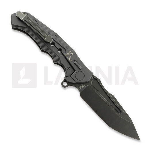 Couteau pliant Andre de Villiers Ronin Hybrid, Black