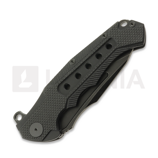 Couteau pliant Andre de Villiers Ronin Hybrid, Black