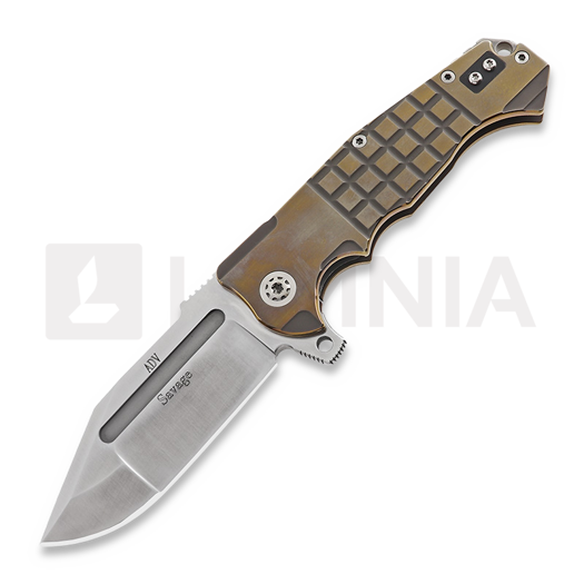 Andre de Villiers Savage Taschenmesser, gold frag