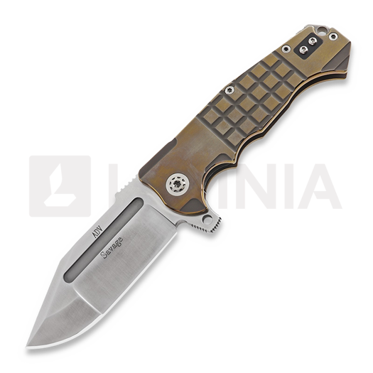 Andre de Villiers Savage Taschenmesser, gold frag