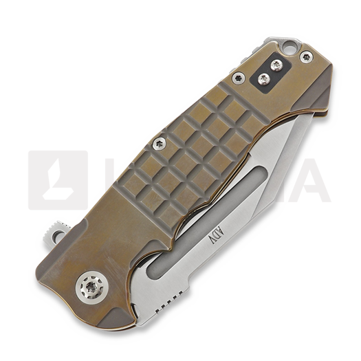 Zav&iacute;rac&iacute; nůž Andre de Villiers Savage, gold frag