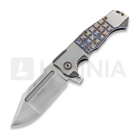 Nóż składany Andre de Villiers Savage Partly Acid Rain