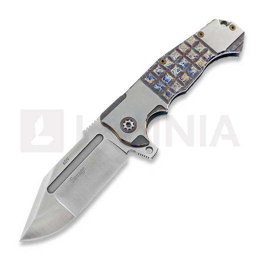 Coltello pieghevole Andre de Villiers Savage Partly Acid Rain