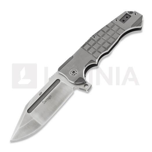 Nóż składany Andre de Villiers Savage, satin frag