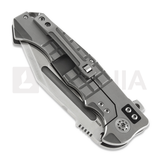 Andre de Villiers Savage folding knife, satin frag