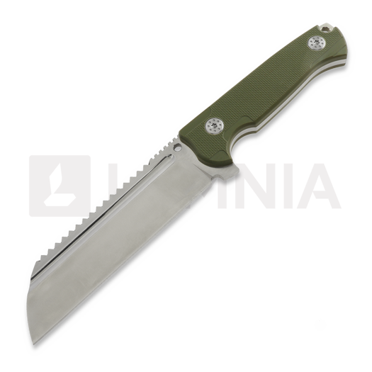 Nůž Andre de Villiers Saw Butcher OD Green