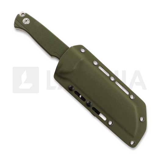 Andre de Villiers Saw Butcher OD Green ナイフ