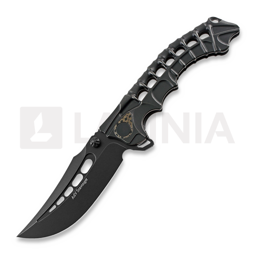 Andre de Villiers Scavenger Taschenmesser, schwarz