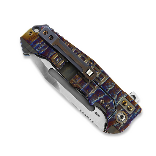 Couteau pliant Andre de Villiers Tanto, Acid Rain Fragged