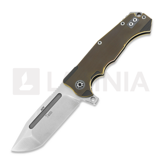 Couteau pliant Andre de Villiers Tanto Gold