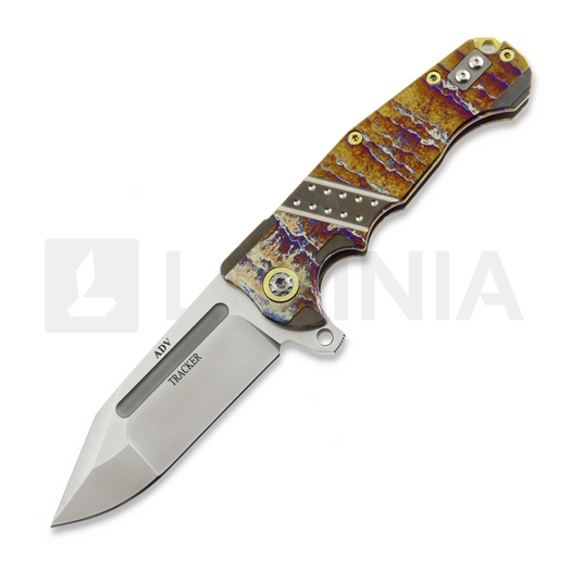 Couteau pliant Andre de Villiers Tracker, Acid Rain Milled