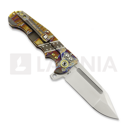 Couteau pliant Andre de Villiers Tracker, Acid Rain Milled