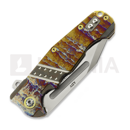 Couteau pliant Andre de Villiers Tracker, Acid Rain Milled