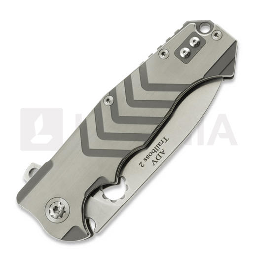 Andre de Villiers Trailboss 2 sulankstomas peilis, V-Mill