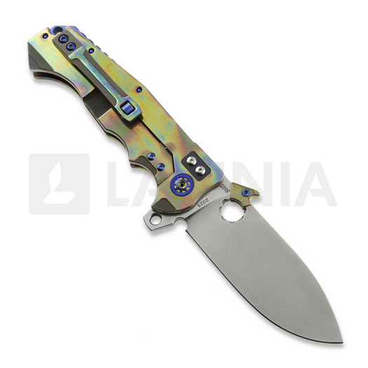 Couteau pliant Andre de Villiers Trailboss 2 Wave Tab Acid Rain