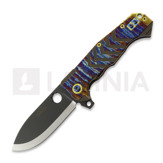 Andre de Villiers Trailboss Kalgard folding knife, V-Mill Acid Rain