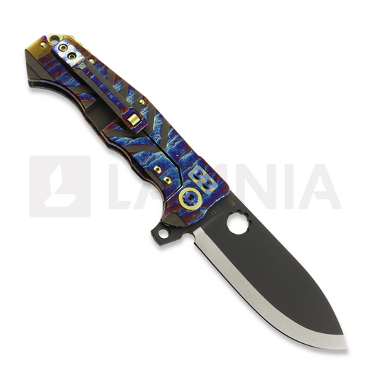 Couteau pliant Andre de Villiers Trailboss Kalgard, V-Mill Acid Rain