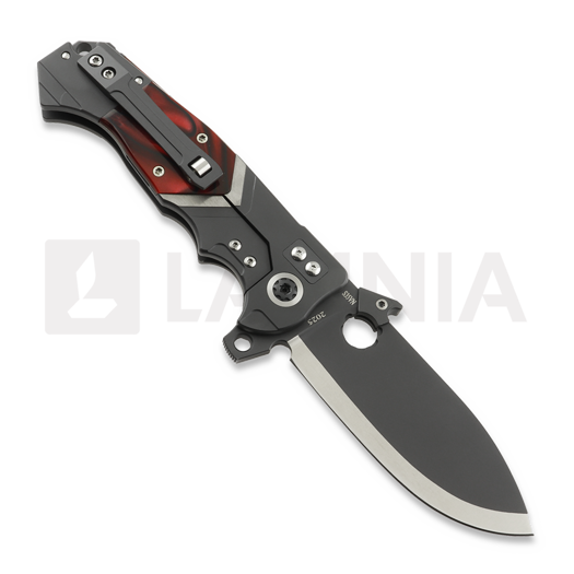 Πτυσσόμενο μαχαίρι Andre de Villiers Trailboss Kalgard Wave Tab, Red Kirinite