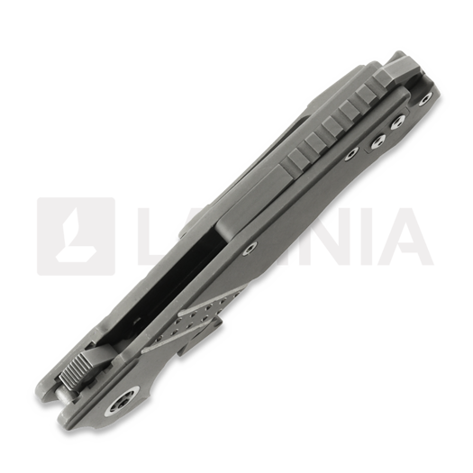 Couteau pliant Andre de Villiers Trailboss Wave Tab, Blasted