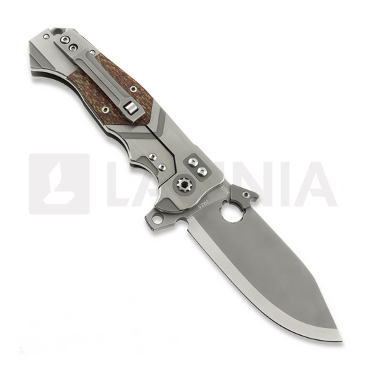 Πτυσσόμενο μαχαίρι Andre de Villiers Trailboss Wave Tab, Blasted & Handmade Rag Micarta