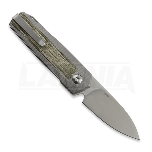 Anso of Denmark ARN - Green Canvas Micarta