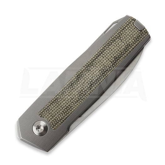 Anso of Denmark ARN - Green Canvas Micarta