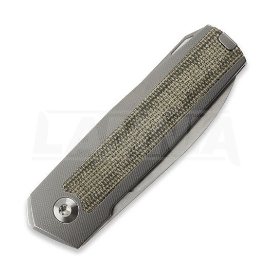 Anso of Denmark ARN - Green Canvas Micarta