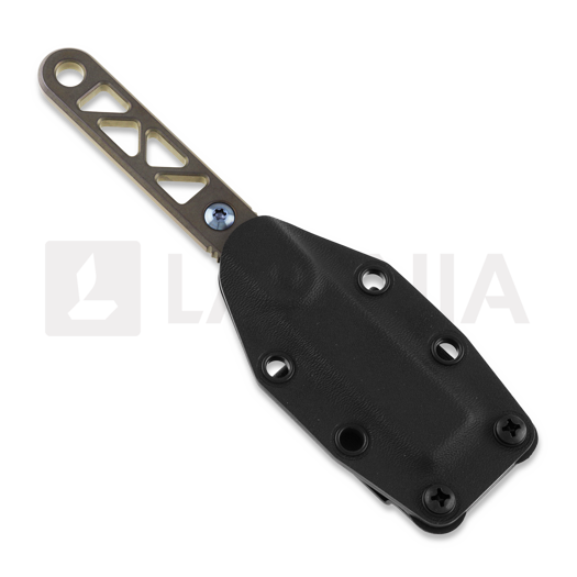 Anso of Denmark ASI ARA - Ti Amber knife, Spear Point