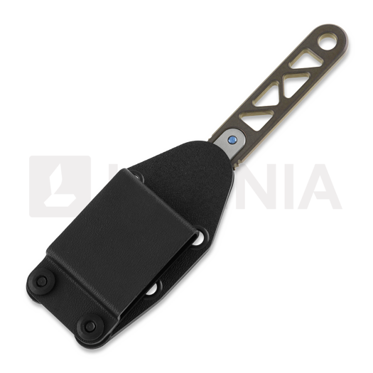 Anso of Denmark ASI ARA - Ti Amber knife, Spear Point