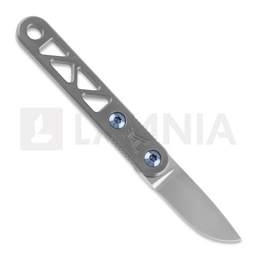 Anso of Denmark ASI ARA - Ti Grey knife, Drop Point