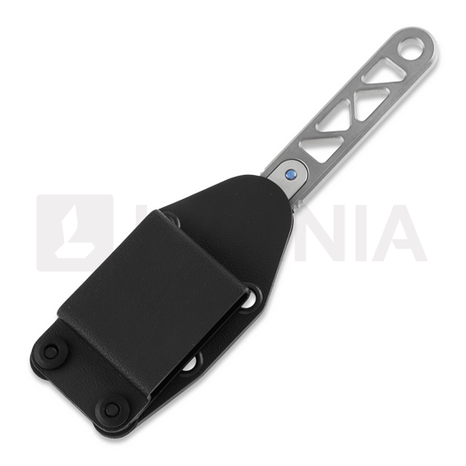 Coltello Anso of Denmark ASI ARA - Ti Grey, Drop Point