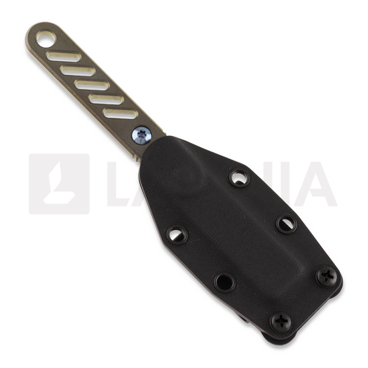 Anso of Denmark ASI ORION - Ti Amber knife, Drop Point