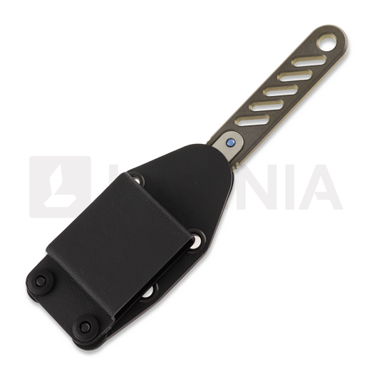 Anso of Denmark ASI ORION - Ti Amber knife, Drop Point