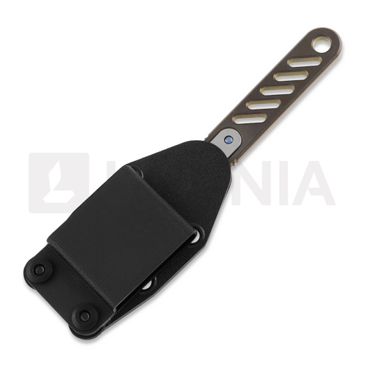 Anso of Denmark ASI ORION - Ti Amber knife, Spear Point