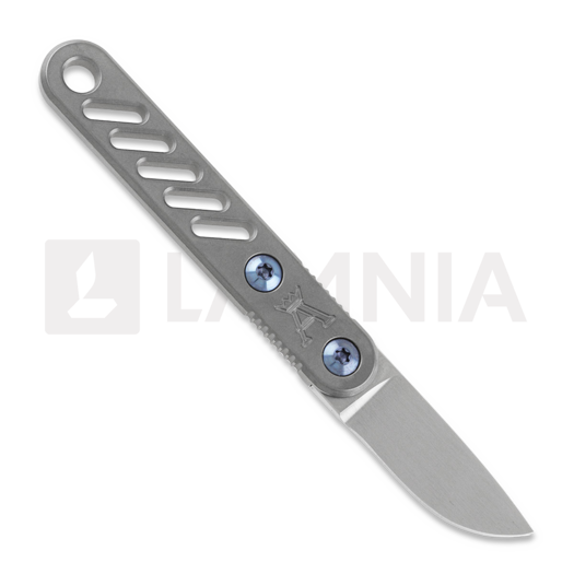 Anso of Denmark ASI ORION - Ti Grey knife, Drop Point