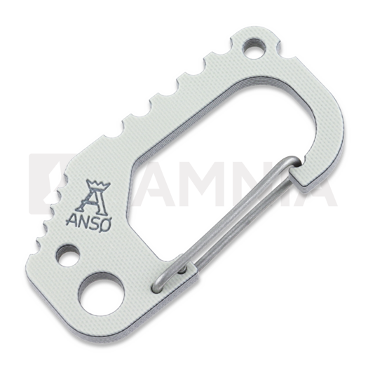 Anso of Denmark Carabiner V2 - G10 - Black/Tan