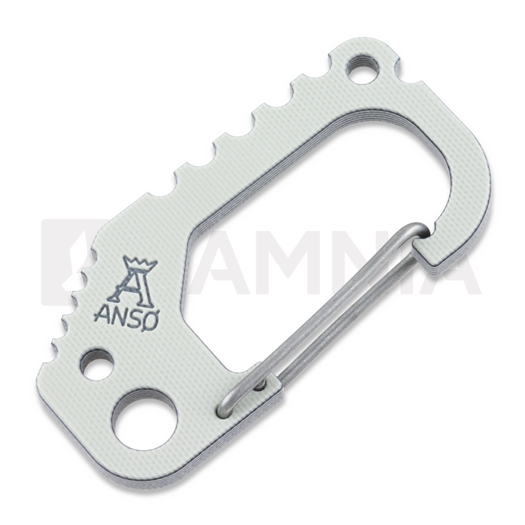 Anso of Denmark Carabiner V2 - G10 - Black/Tan